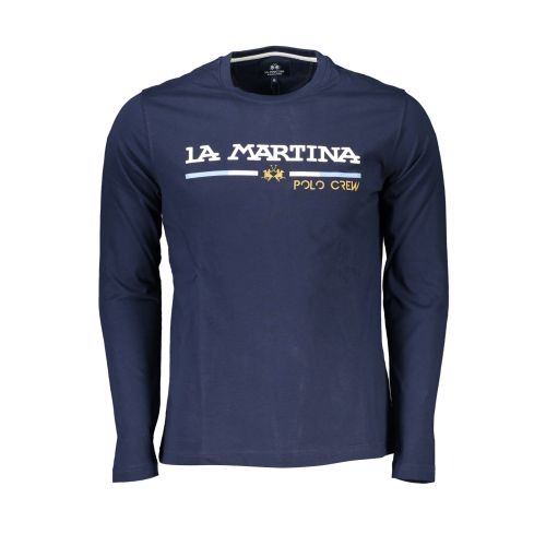 LA MARTINA MEN'S LONG SLEEVE T-SHIRT BLUE slika 1