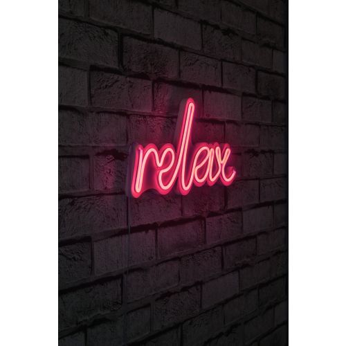 Wallity Ukrasna plastična LED rasvjeta, Relax - Pink slika 1