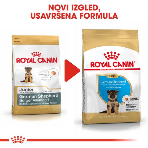 ROYAL CANIN BHN German Shepherd Puppy, potpuna hrana posebno namijenjena štencima pasmine njemački ovčar, 12 kg slika 2