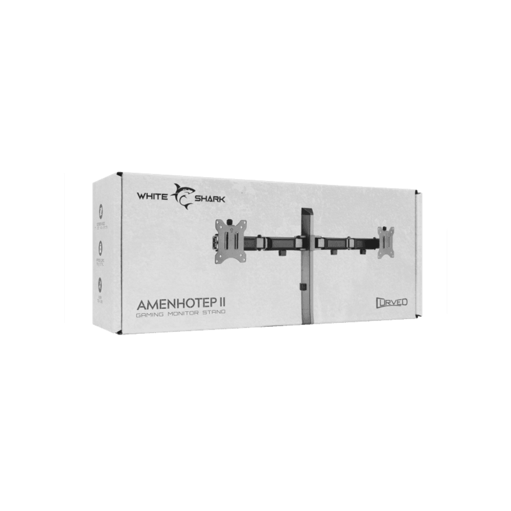 WHITE SHARK Desktop stalak GMS-3205 Amenhotep II / 2 Monitora slika 8