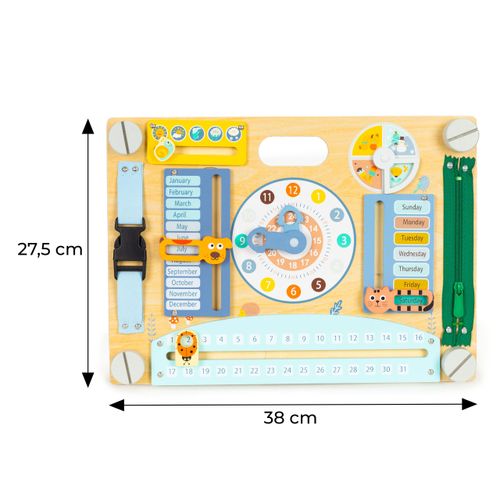 Ecotoys dvostrana multifunkcionalna didaktička ploča slika 4