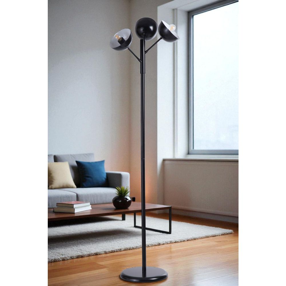 Opviq Podna lampa 432, crna slika 1