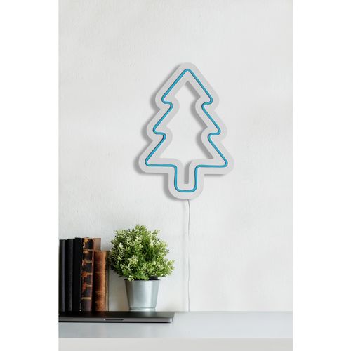 Wallity Ukrasna plastična LED rasvjeta, Christmas Pine - Blue slika 4