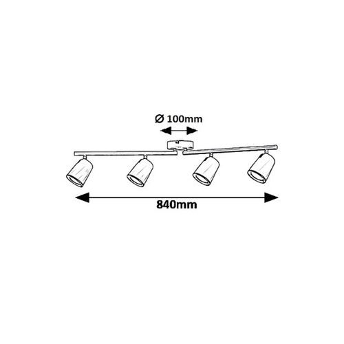 Rabalux Solange, spot, LED 24W, bela slika 3