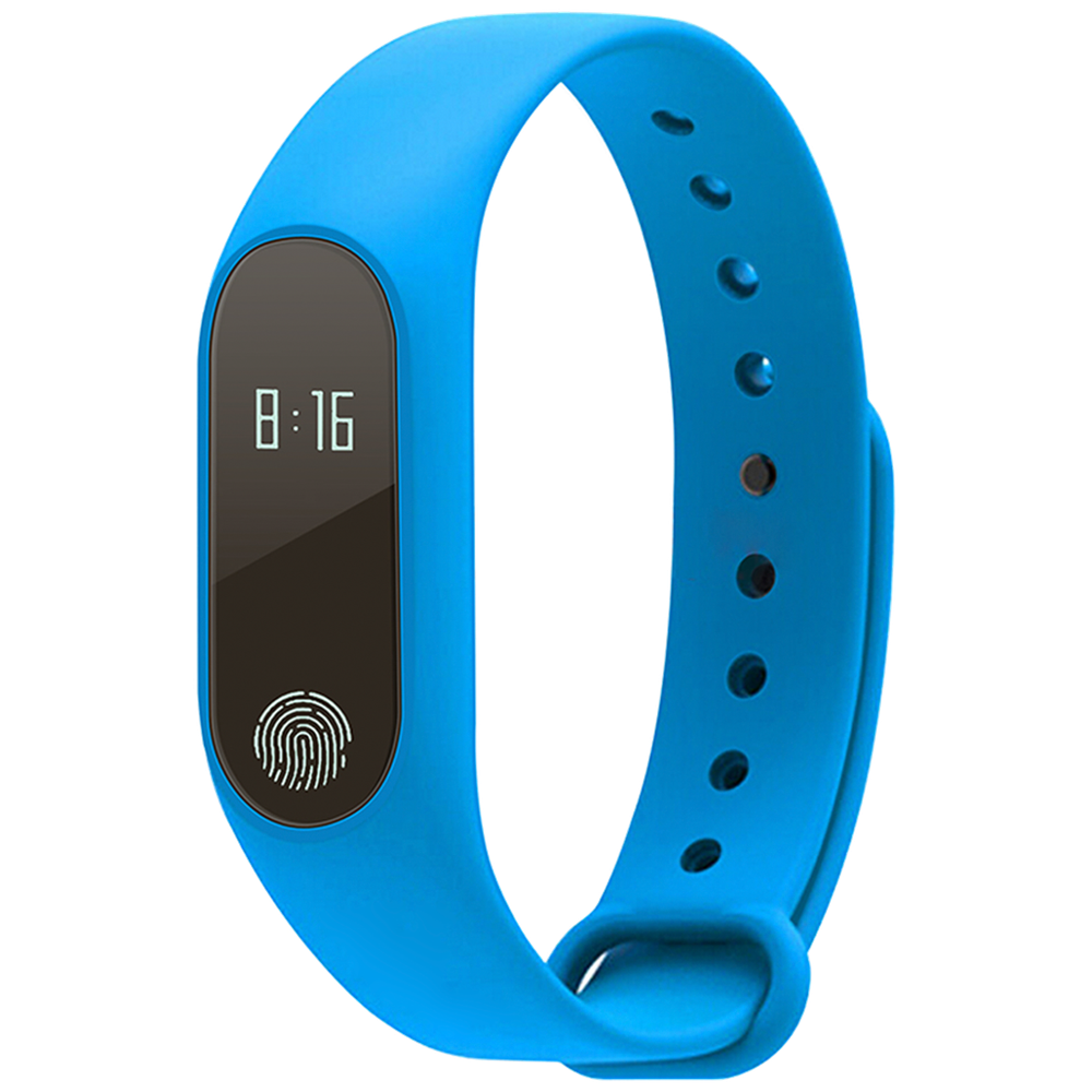 MeanIT SAT pametni, Fitness,  OLED, vodootporan, plavi - M6 plavi slika 1
