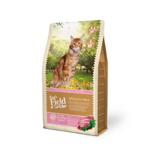 Sam's Field Cat Adult Delicious Wild sveža patka, voće i povrće, potpuna suva hrana za izbirljive odrasle mačke 7.5 kg