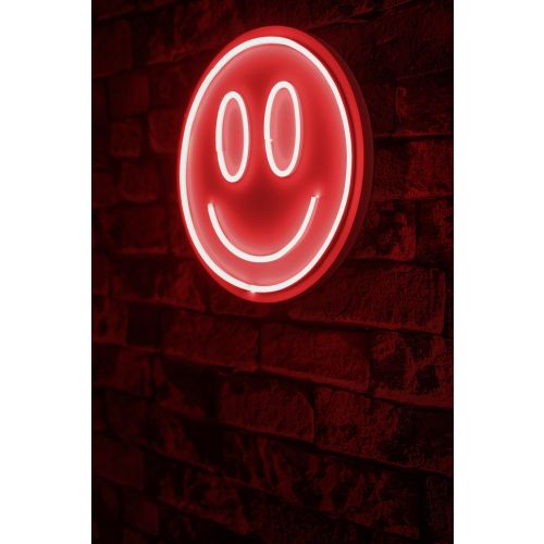 Wallity Ukrasna plastična LED rasvjeta, Smiley - Red slika 9