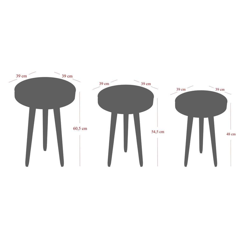 Neep White
Walnut
Grey Nesting Table (3 Pieces) slika 5
