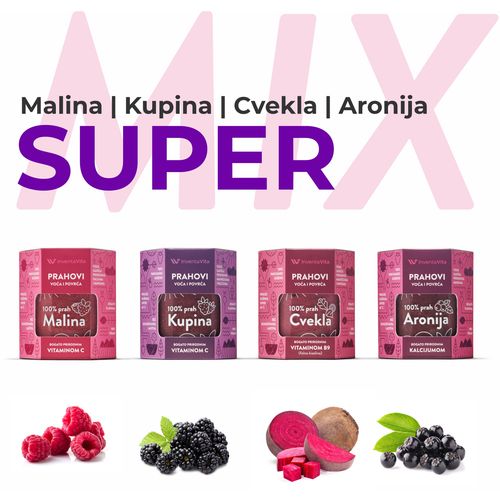 Inventa vita SUPER MIX - Malina/Kupina/Cvekla/Aronija slika 1