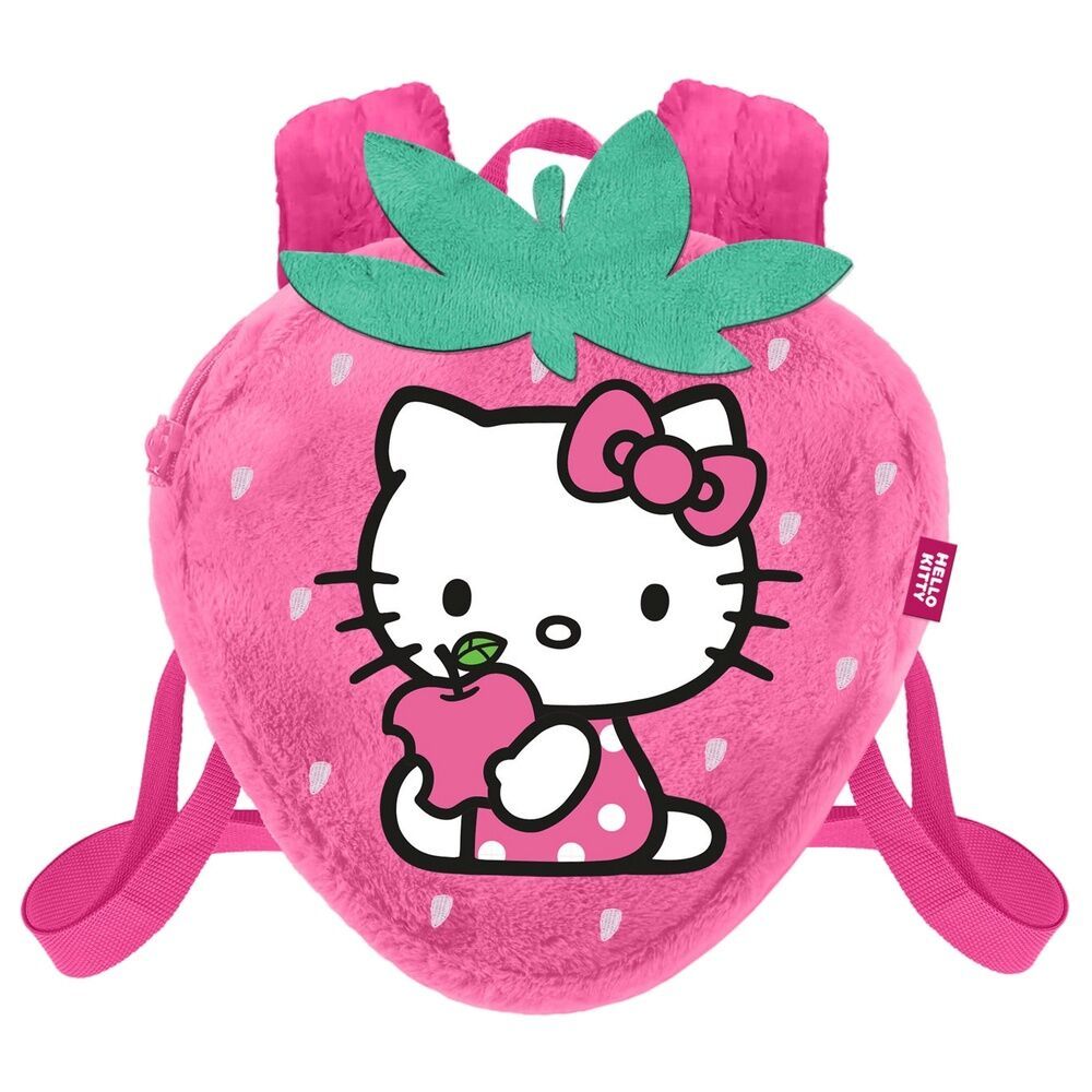Mochila plišana jagoda Hello Kitty slika 1