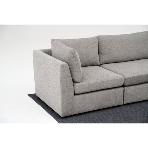 Atelier Del Sofa Trosjed, Mottona 3-Seat Sofa - Light Grey slika 4