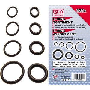 BGS set O-ring brtvi 3-22mm 225 kom   8044 bp23