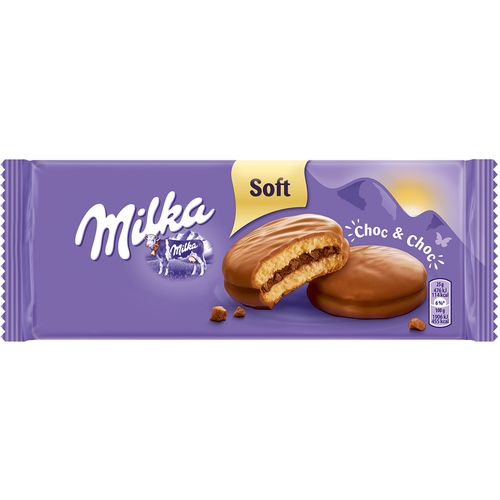 Milka biskvit choc & choc  150g slika 1