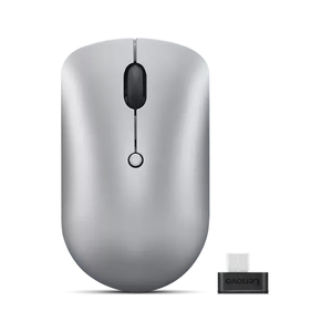 Lenovo GY51D20869 Lenovo 540 USB-C Mouse (Cloud Grey), 4-button mouse, On-the-fly DPI switch (800-1600-2400 DPI), Red optical