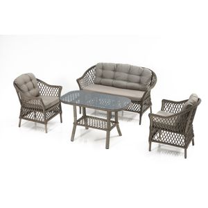 Dove - Grey Grey Garden Lounge Set