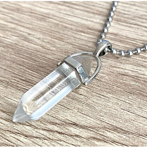 Poludrago kamenje Ogrlica Hexagonal - Gorski kristal