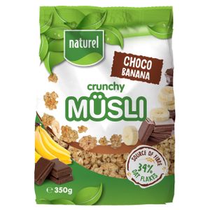 Naturel Crunchy Muesli čokolada banana 350 g