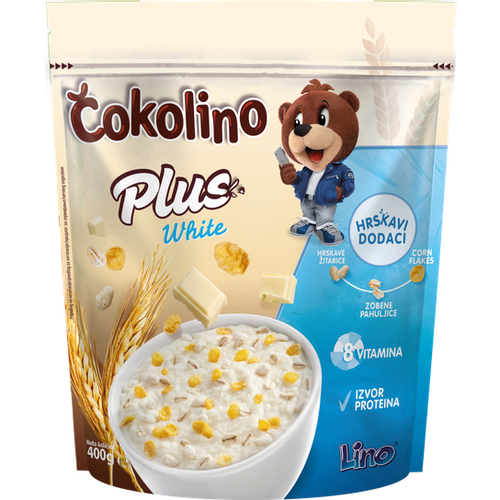 Lino Čokolino Plus White 400g slika 1