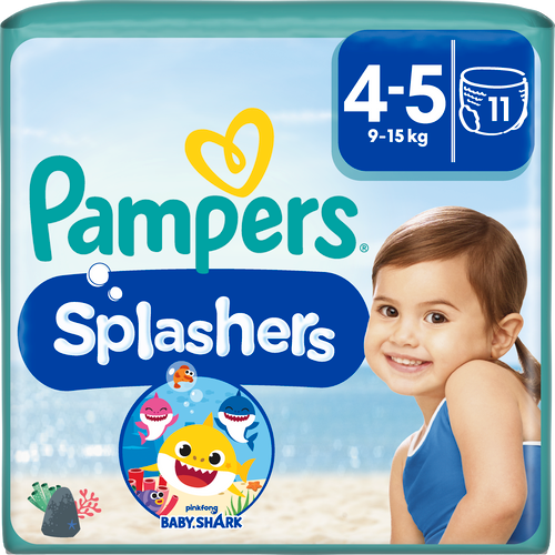 Pampers Pants Splashers, pelene-gaćice za kupanje za pouzdanu zaštitu u vodi  slika 1