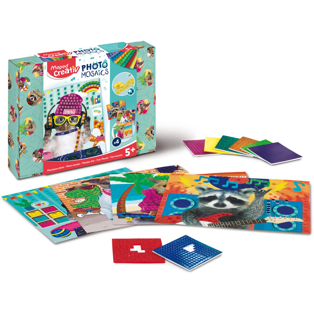 Maped Creativ Kreativni set Foto mozaik Cool animals  slika 1