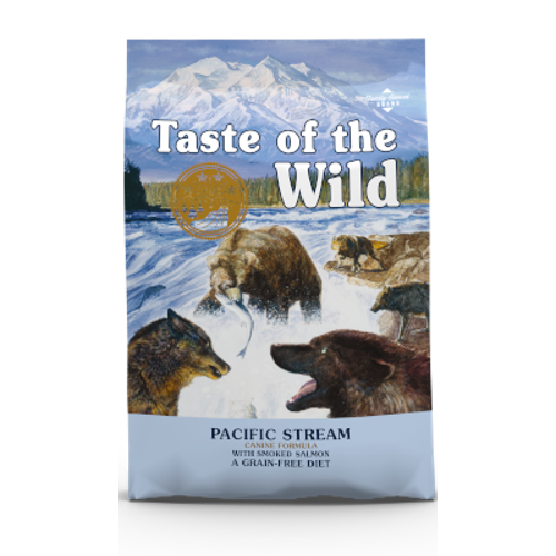 TASTE OF THE WILD Pacific Stream, s dimljenim lososom, bez žitarica, 5,6 kg slika 1