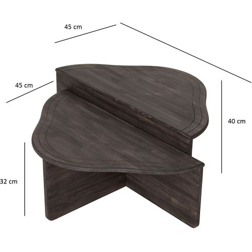 Altopiano - Anthracite Anthracite Coffee Table slika 8