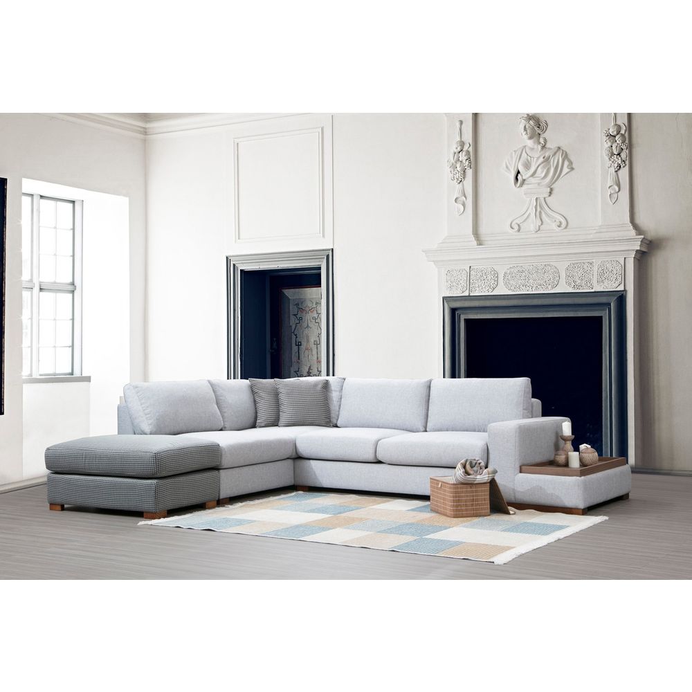 Siva Ugaona Sofa Loop 3 slika 1