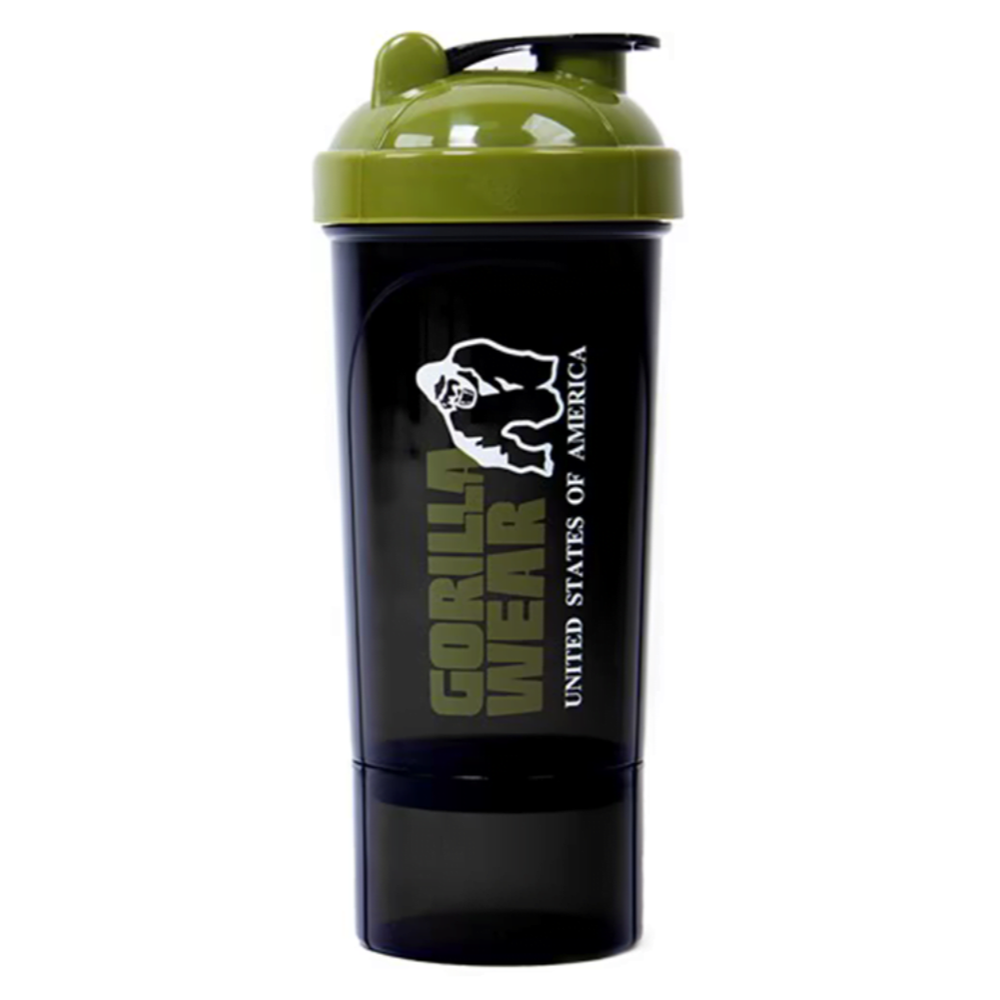 Gorilla Wear Šejker Compact - Black/Army Green slika 1