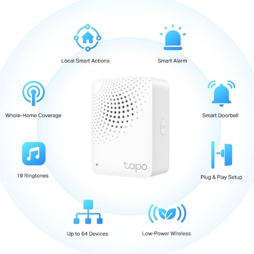 Smart Hub TP-Link Tapo H100, Smart IoT Hub with Chime slika 2