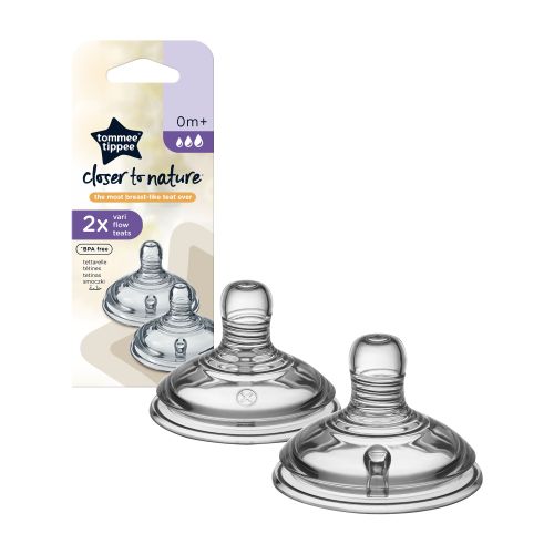 Tommee Tippee Closer to nature "variflow" duda s promjenjivim protokom, 2 kom, 0mj+ slika 1