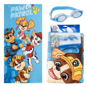 Set ručnik + naočale za plivanje Patrulla Canina Paw Patrol