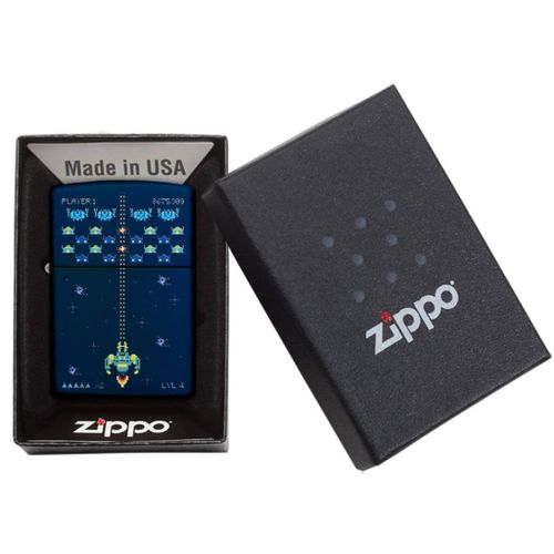 Zippo upaljač metalni na benzin 49114 slika 2