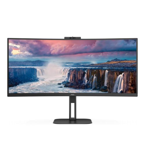 AOC CU34V5CW/BK Monitor 34" Zakrivljen slika 1