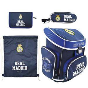 ABC set 4/1 (ruksak + novčanik + pernica + vreća za patike) Real Madrid