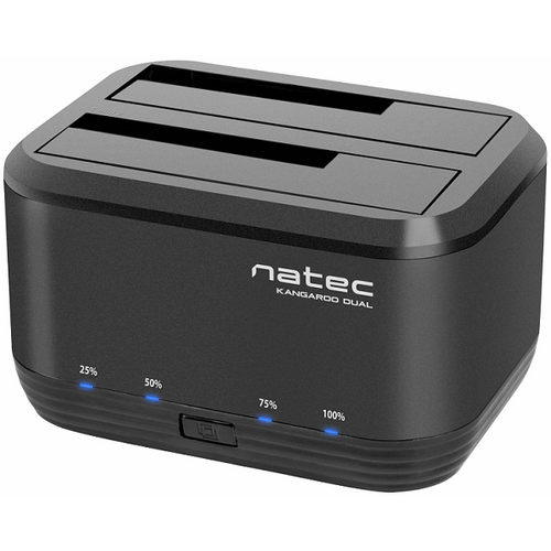 Natec NSD-0955 KANGAROO DUAL HDD/SSD Docking Station, 2x 2.5/3.5" SATA III, USB3.0 (up to 5Gb/s) slika 3