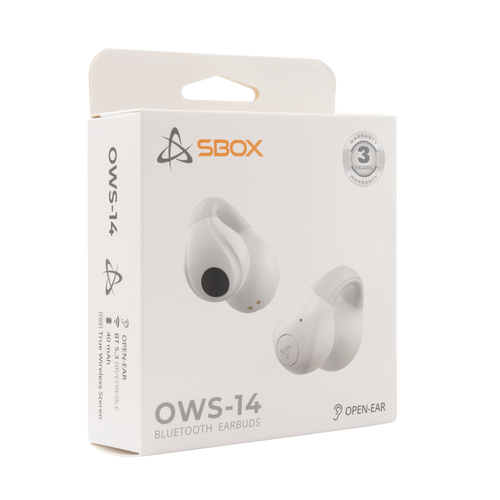 EARBUDS Slušalice + mikrofon SBOX Bluetooth EB-OWS14 Bijele slika 5