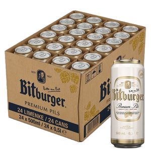 Bitburger pivo limenka 4,8% 500ml x 24 kom   XXL 