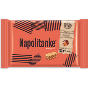 Kraš napolitanke vafel nougat 187g KRATAK ROK