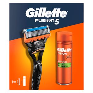 Gillette Fusion darovni komplet brijač za muškarce + Fusion gel