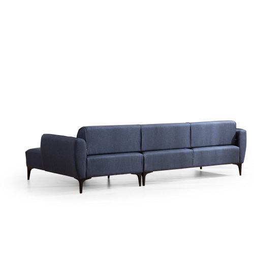 Atelier Del Sofa Kutna garnitura, Plava, Belissimo Right - Blue slika 7