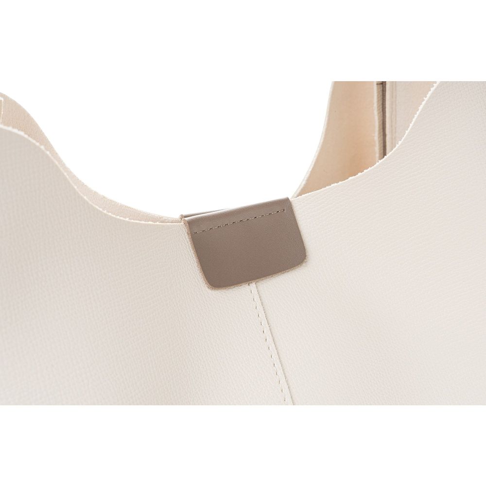 Elegantna Tote Torba Farina - Krem Boja slika 3