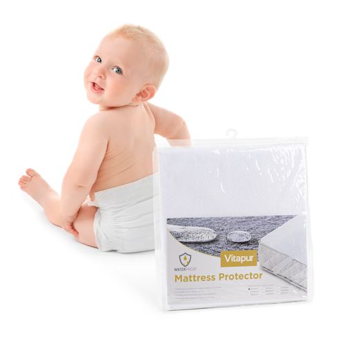 Vodootporna zaštita za madrac Vitapur Baby Protect white 60x120 cm slika 2