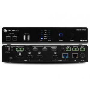 Atlona  5×2 Matrix switcher sa HDMI,USB-C & Wieless linkom, AT-OME-MS52W-EU