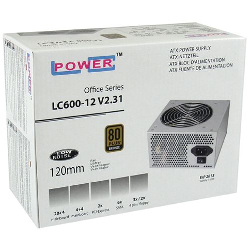 LC-Power LC600H-12 V2.31 600W, 120mm, 20/24 pin, 4x PCI-E (6/8), SATA slika 3