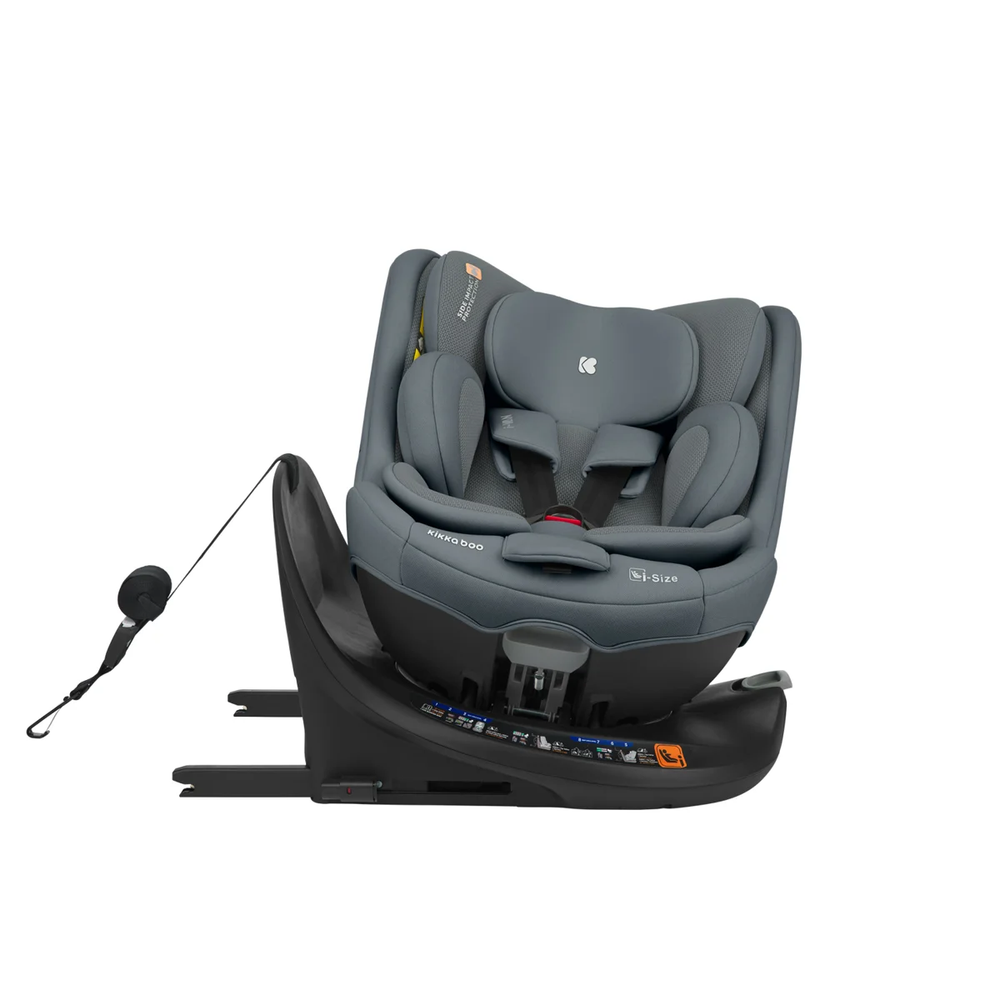 Kikka Boo Rotirajuća autosjedalica 40-150Cm I-Van i-Size Isofix, Dark Grey slika 9