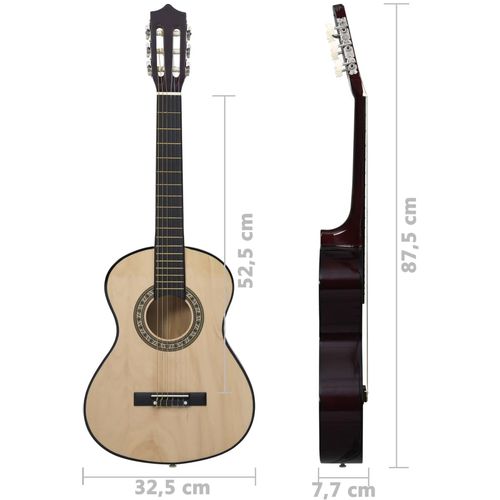 Klasična gitara za početnike i djecu 1/2 34 " od drva lipe slika 14