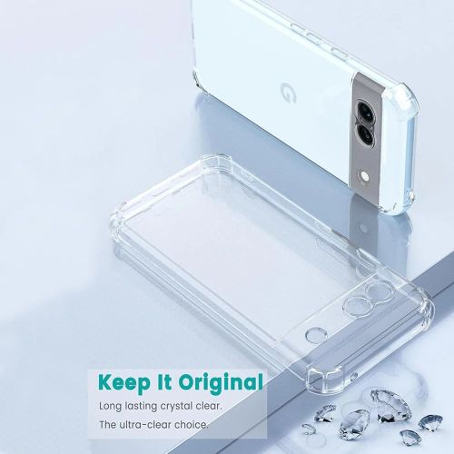 Techsuit Shockproof Clear Silicone prozirna maskica otporna na udarce za Google Pixel 9 Pro slika 3