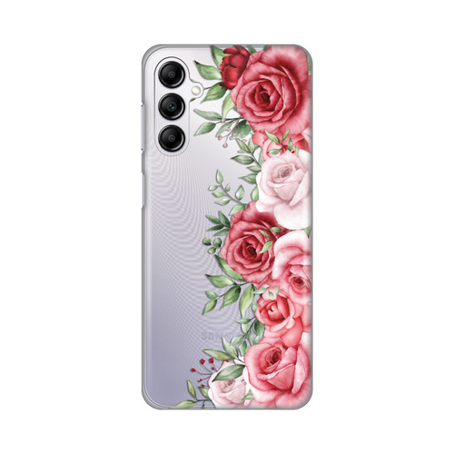 Torbica Silikonska Print Skin za Samsung A145R Galaxy A14 4G Wild Roses slika 1