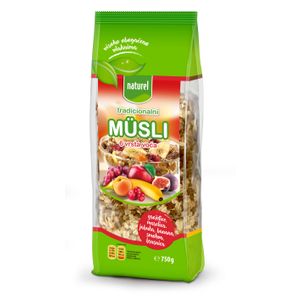 Naturel tradicionalni musli s 6 vrsta voća 750g