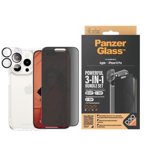 Bundle PanzerGlass iPhone 15Pro Privacy